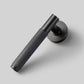 Gera Knurled Internal Door Handle - Satin Black