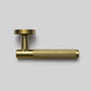 Gera Knurled Internal Door Handle - Brushed Gold