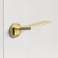 Fold Internal Door Handle - Brushed Gold