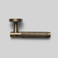 Gera Knurled Internal Door Handle - Brushed Bronze