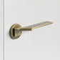 Fold Internal Door Handle - Brushed Bronze