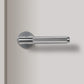 Gera Knurled Internal Door Handle - Brushed Steel