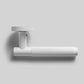 Gera Knurled Internal Door Handle - Satin White