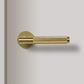 Gera Knurled Internal Door Handle - Brushed Gold