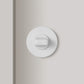 Divo Round Snib Lock - Satin White