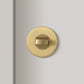 Divo Round Snib Lock - Brushed Gold