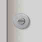 Gera Round Snib Lock - Brushed Steel