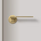 Fold Internal Door Handle - Brushed Gold