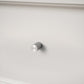 Gera Knurled Round Cabinet Pulls - Brushed Steel - Pair