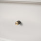 Gera Knurled Round Cabinet Pulls - Brushed Bronze - Pair