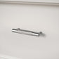 Gera Knurled Cabinet Pulls - Brushed Steel - 15cm