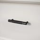 Gera Knurled Cabinet Pulls - Satin Black - 15cm