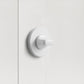 Divo Round Snib Lock - Satin White