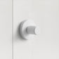 Gera Round Snib Lock - Satin White