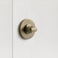 Divo Round Snib Lock - Brushed Bronze