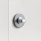 Divo Round Snib Lock - Brushed Steel