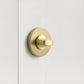 Divo Round Snib Lock - Brushed Gold