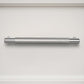 Gera Knurled Cabinet Pulls - Brushed Steel - 25cm