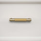 Gera Knurled Cabinet Pulls - Brushed Gold - 15cm