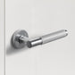 Gera Knurled Internal Door Handle - Brushed Steel