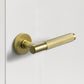 Gera Knurled Internal Door Handle - Brushed Gold