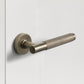 Gera Knurled Internal Door Handle - Brushed Bronze