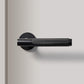 Gera Knurled Internal Door Handle - Satin Black