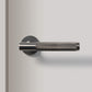 Gera Knurled Internal Door Handle - Gun Metal Grey