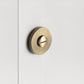 Divo Round Snib Lock - Brushed Bronze