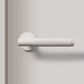 Gera Knurled Internal Door Handle - Satin White